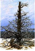 Caspar David Friedrich Oak Tree in the Snow USA oil painting artist